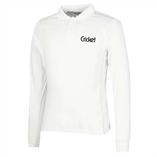 Cricket Team White T-Shirts Full Sleeve